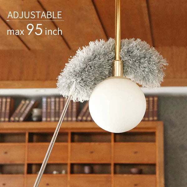 Extendable Stainless Steel Microfiber Duster with Long Handle