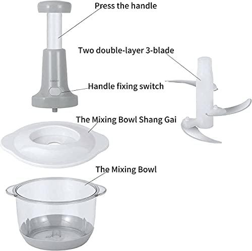 Manual Hand Push Multifunctional Chopper Mixer Cutter and Grinder