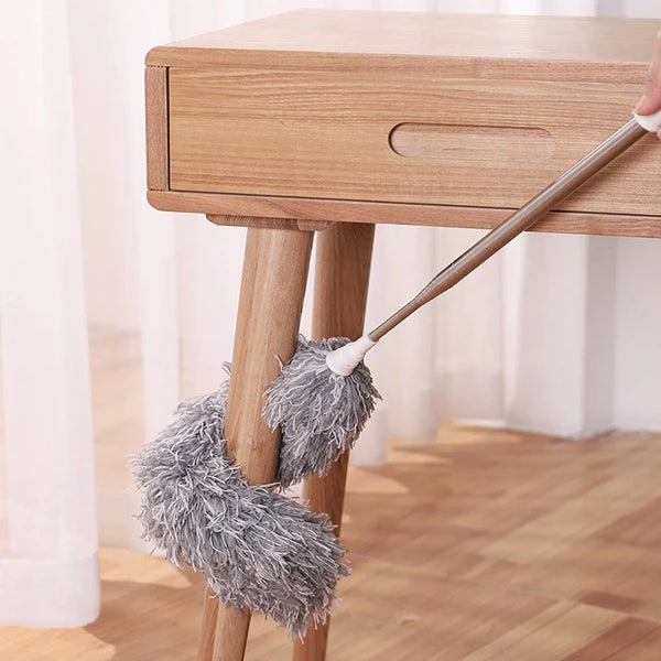Extendable Stainless Steel Microfiber Duster with Long Handle